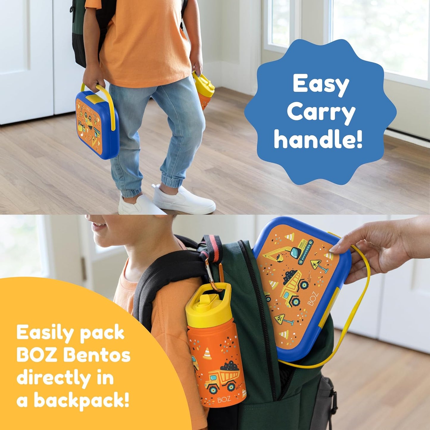 BOZ Kids Bento Lunch Box – Construction