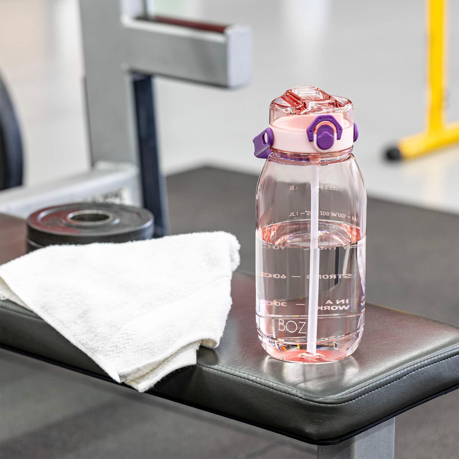 BOZ 60 oz extra large pink water bottle