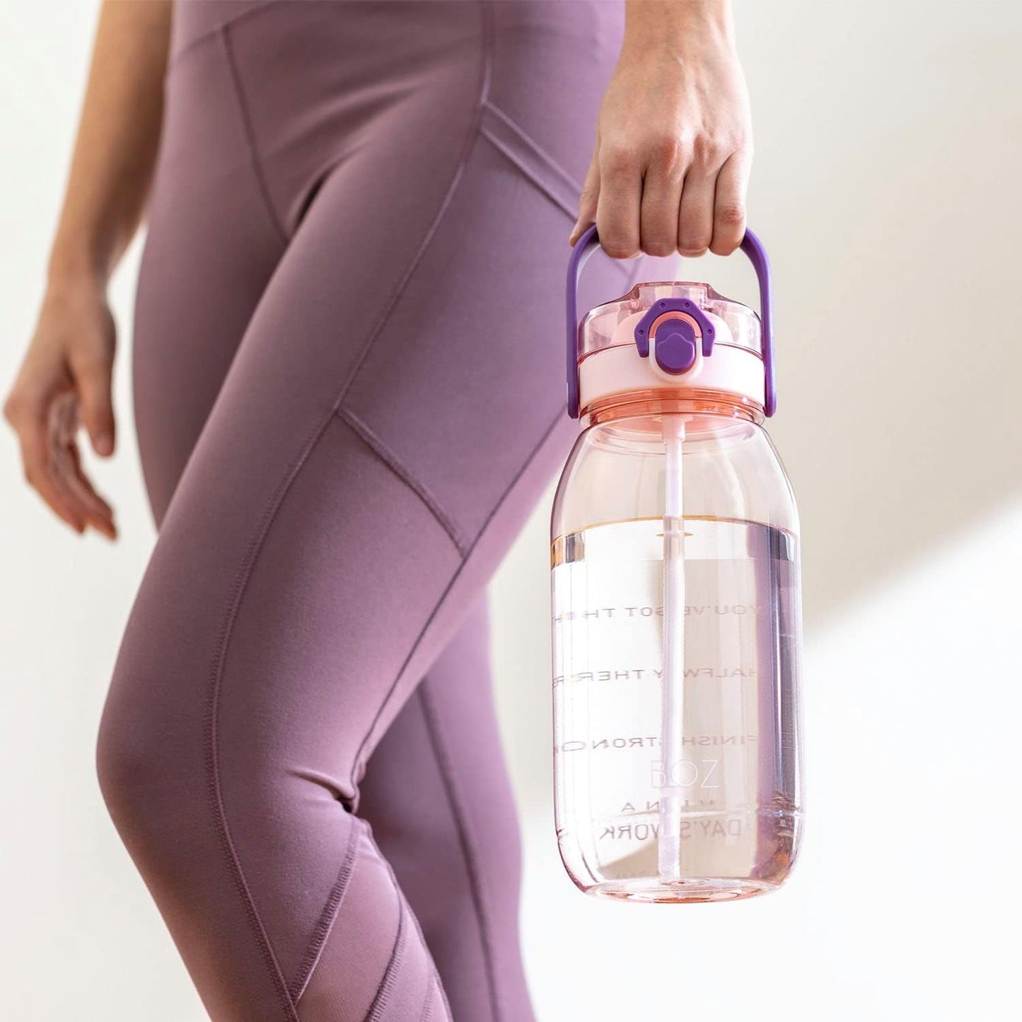 BOZ 60 oz pink dishwasher friendly water bottle