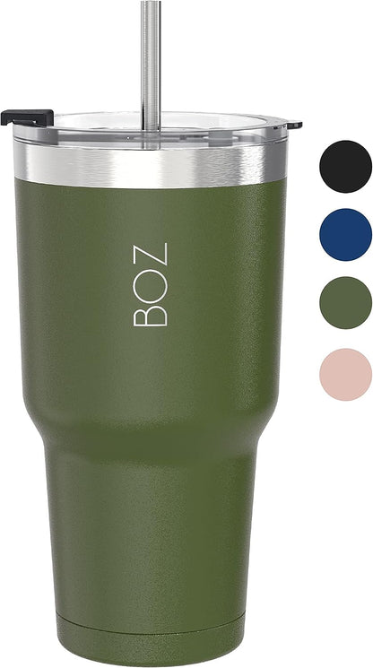 30 oz green vacuum sealed tumbler