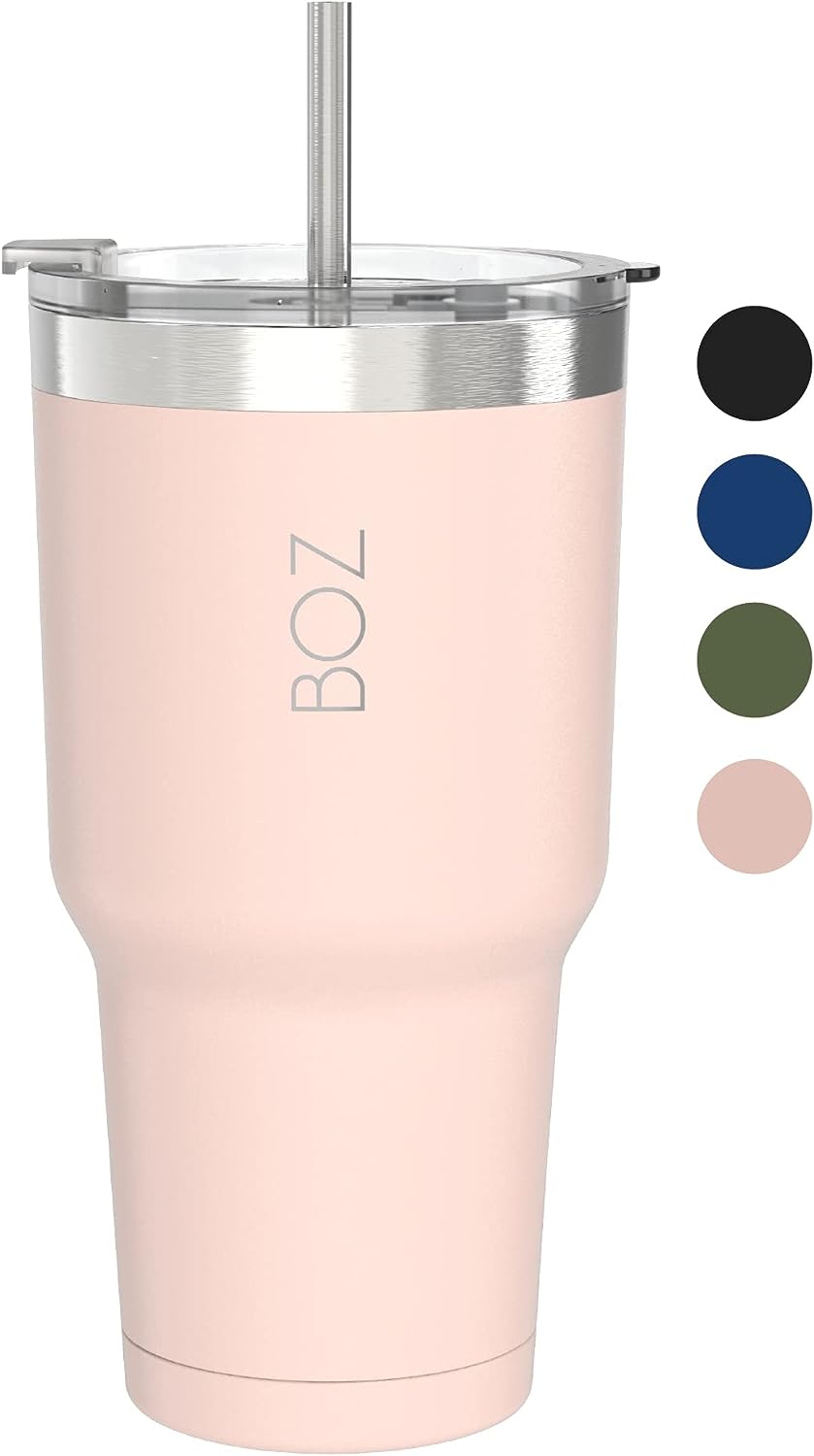 30 oz pink vacuum sealed tumbler