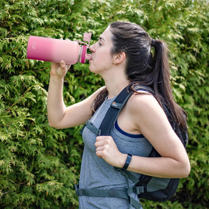 BOZ Stainless Steel Vacuum Insulated Water Bottle 32 oz - Gradient Pink
