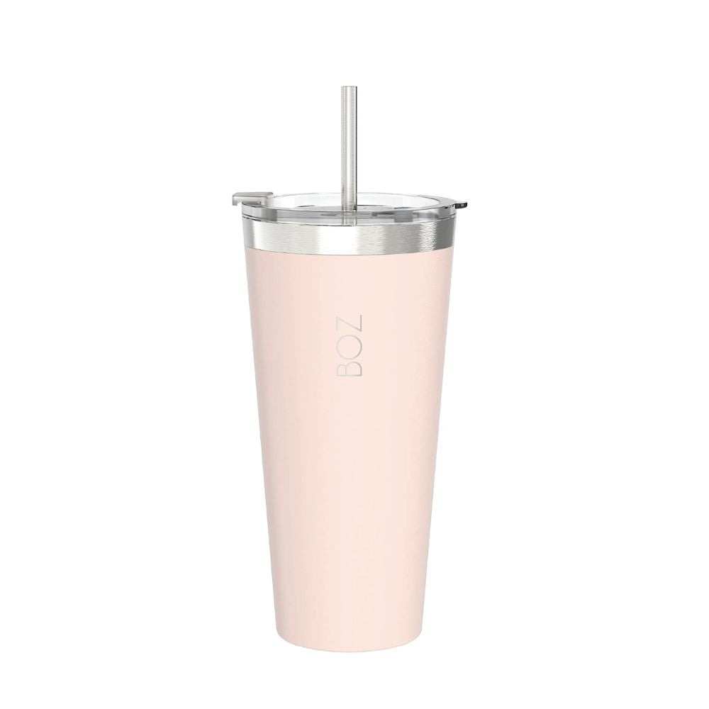 BOZ 22 Oz pink stainless steel insulated tumbler