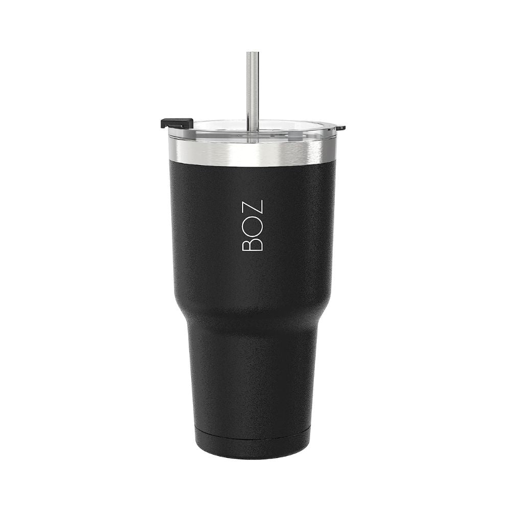 BOZ 30 Oz black stainless steel insulated-tumbler