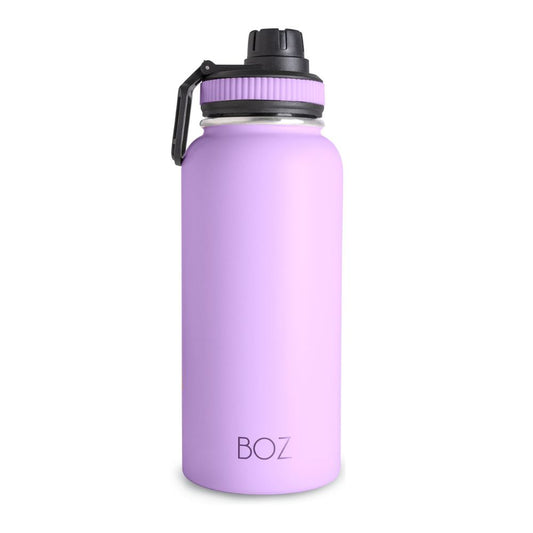 BOZ 32 oz lavender stainless steel water bottle