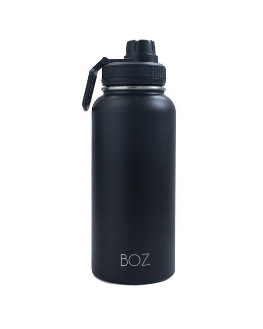 BOZ Stainless Steel Vacuum Insulated Water Bottle 32 oz - Black