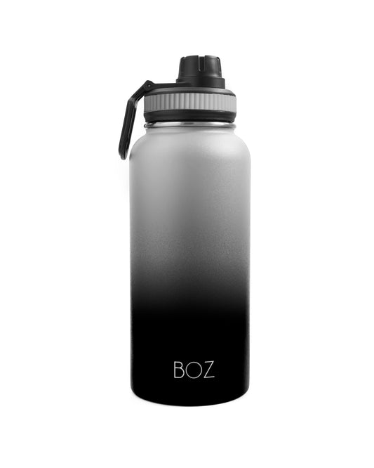 BOZ Stainless Steel Vacuum Insulated Water Bottle 32 oz - Gradient Black