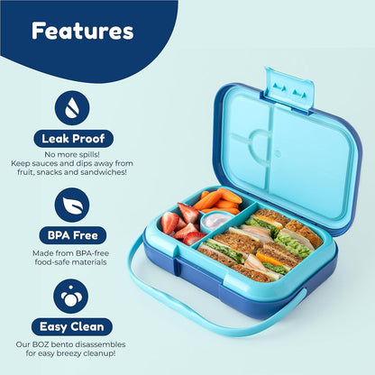 Easy to clean dinosaur bento lunch box