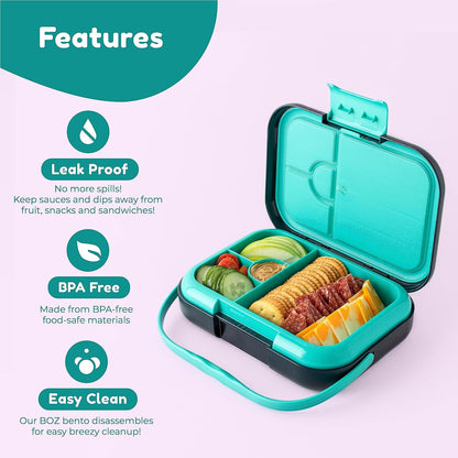 Easy to clean space bento lunch box