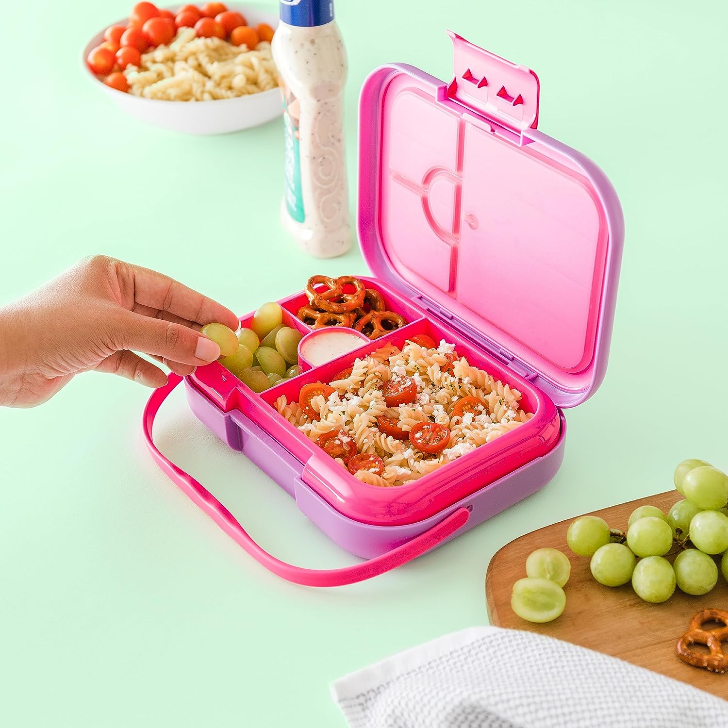 Leak proof unicorn bento box for kids