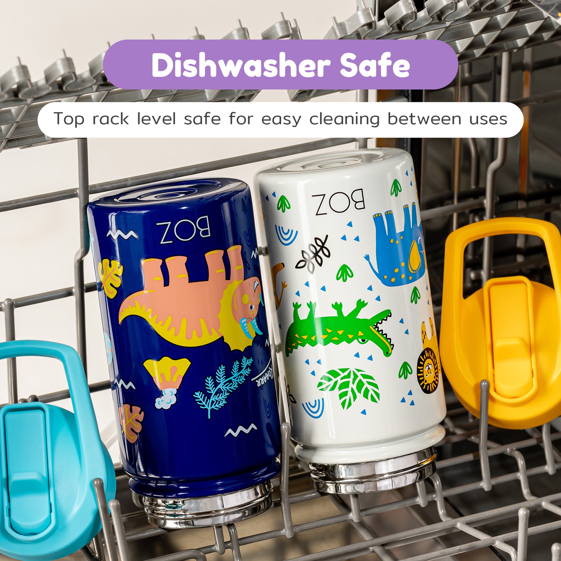 dishwasher safe kids water bottle