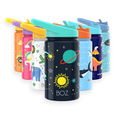 Space kids water bottle variation