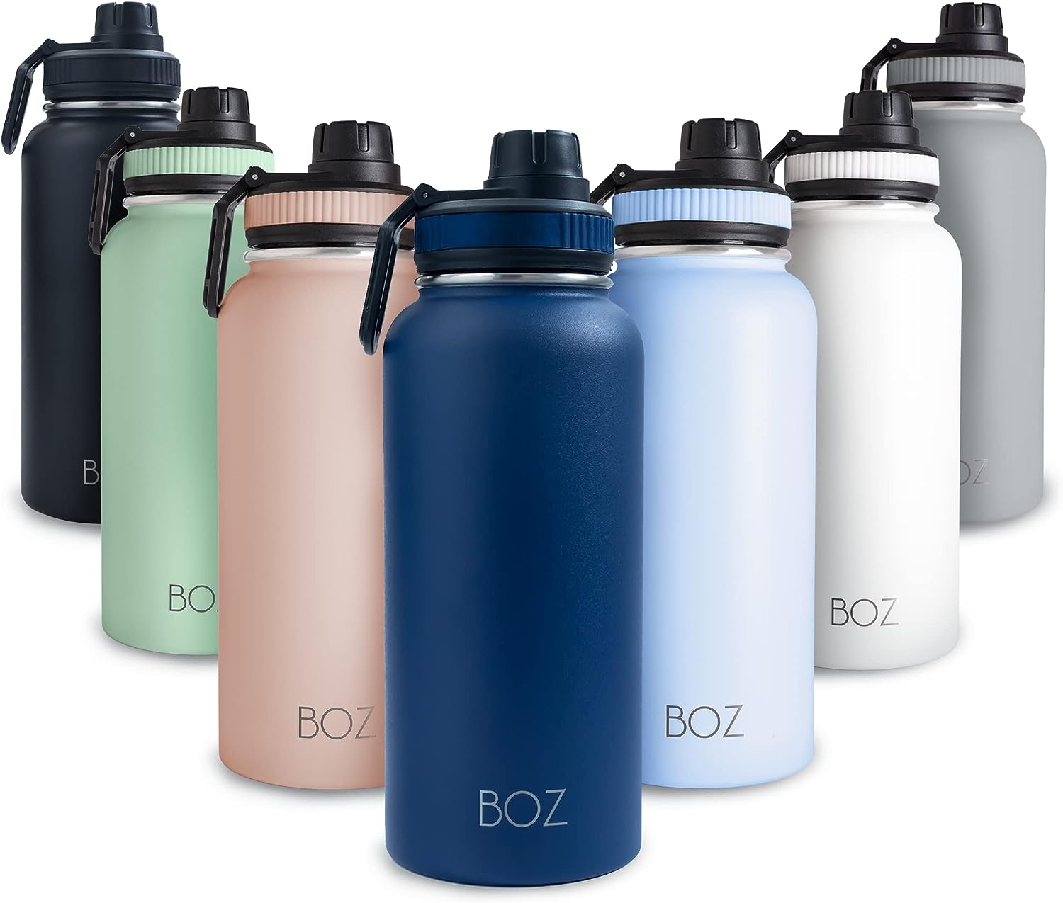 Stainless steel water bottle different colors