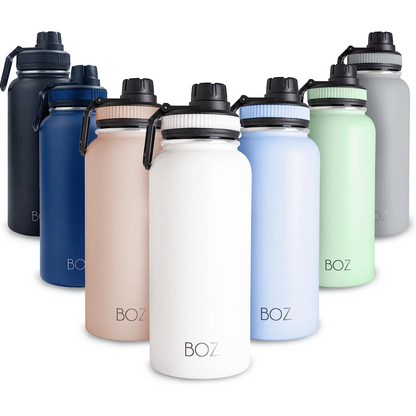 Stainless steel water bottle in different colors