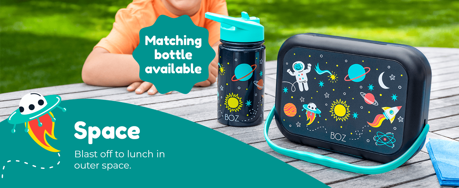 space bento lunch box for kids