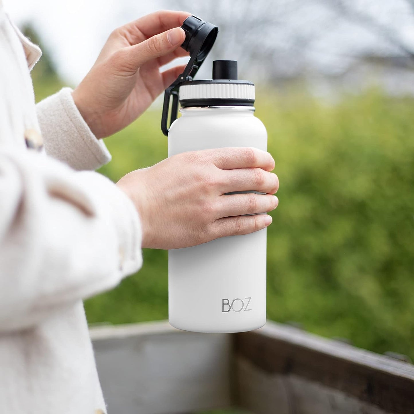 White water bottle