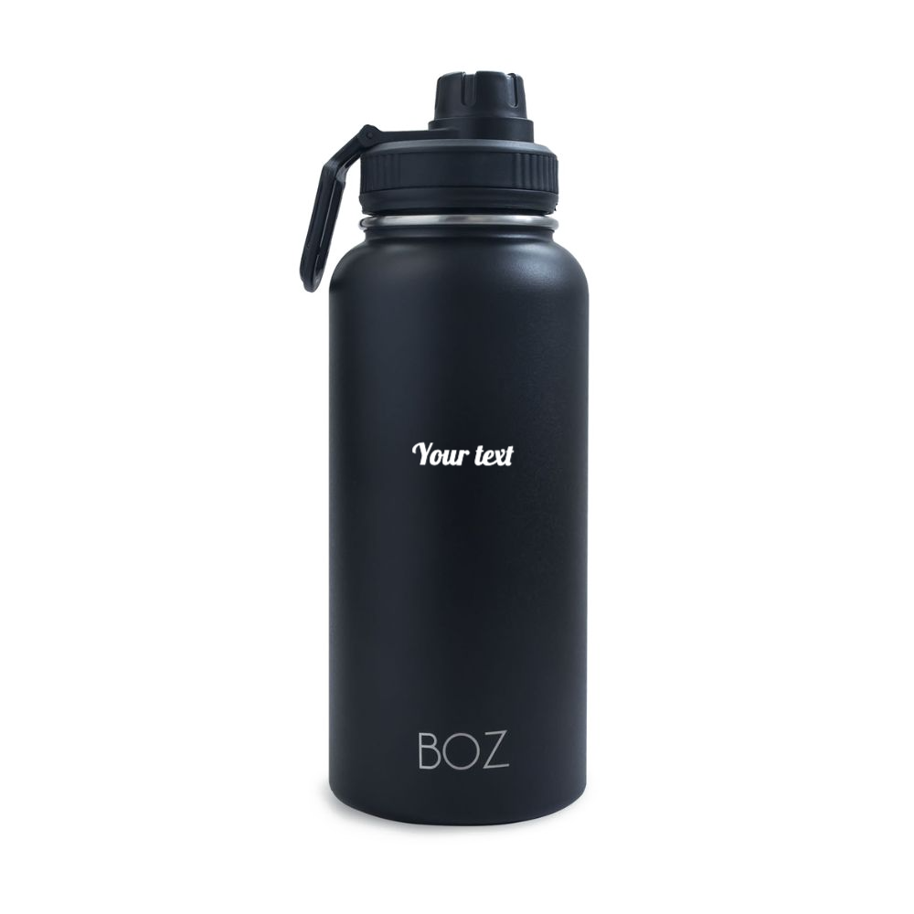 BOZ 32 Oz Stainless Steel Vacuum Insulated Water Bottle - Customized